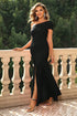 'Maelys' One-Shoulder Ruched Maxi Dress - Celes Fashion